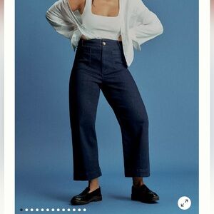 Anthro Maeve Colette High Waisted Wide Leg Jean